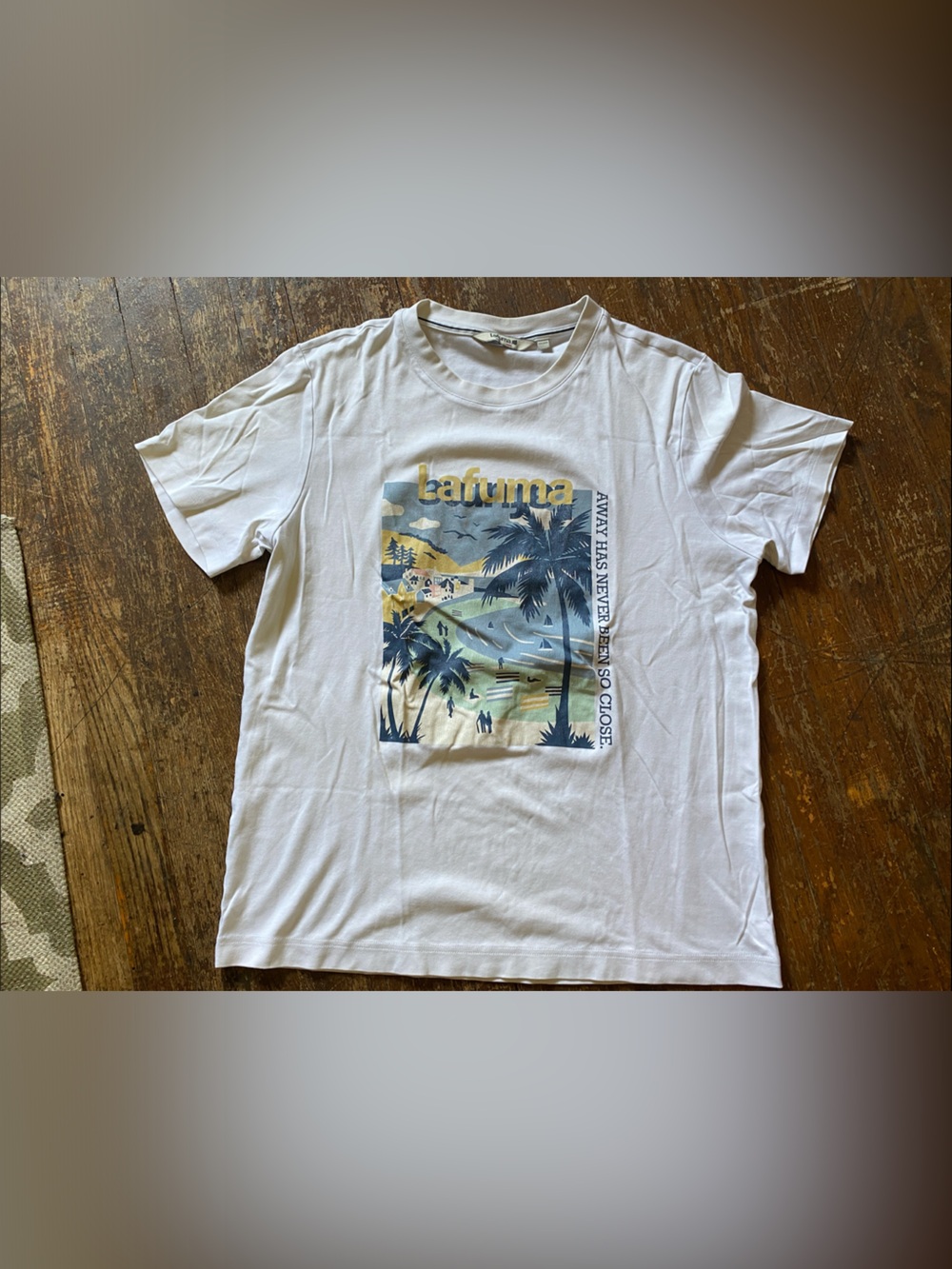 Lafuma Graphic Tee with Beach Palm Men’s size and